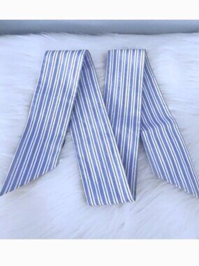 Miu Miu striped bandeau twilly style bag scarf EUC